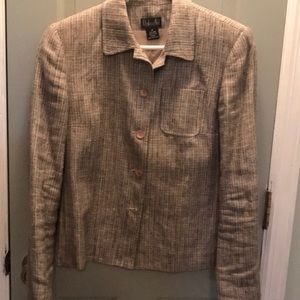 Linen shirt jacket